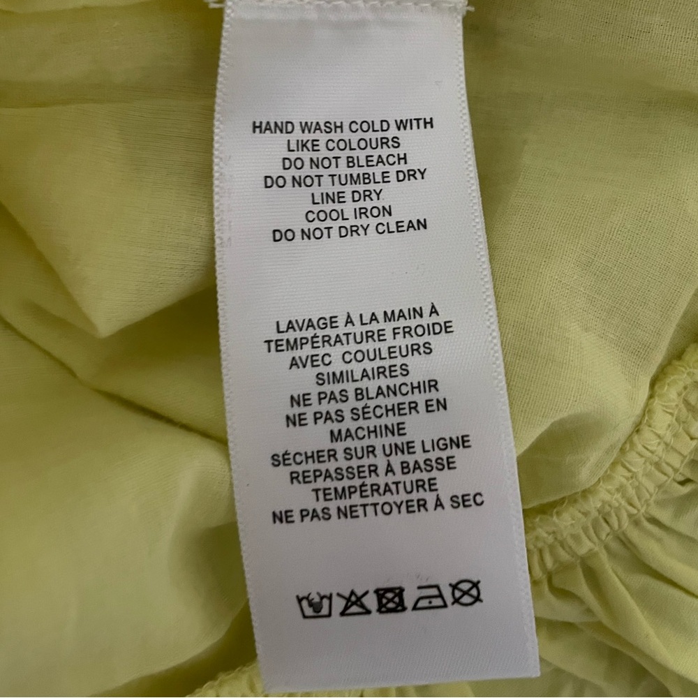 Urban Outfitters Yellow Romper 100% Cotton Size XS - Picture 9 of 10
